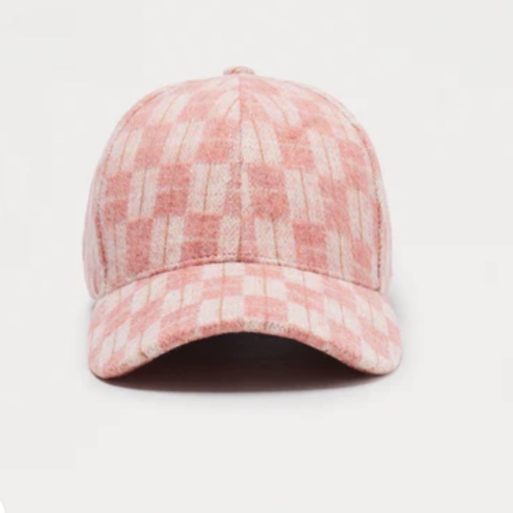 Woman’s checkered baseball cap - Picture 5 of 6